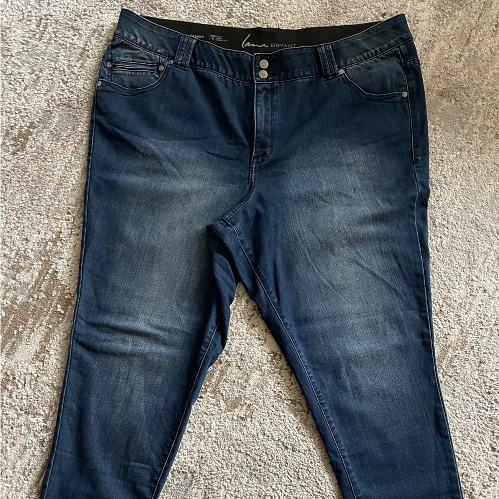 Lane Bryant Size 24 Skinny Stretch Jeans w/ Tighter Tummy Technology- Slight Use
